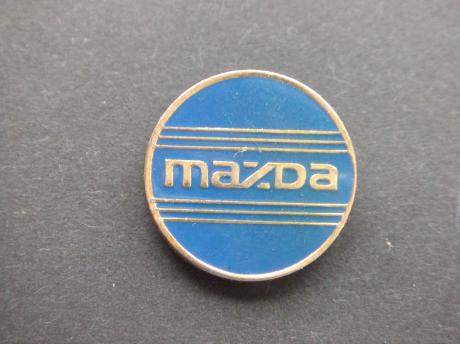 Mazda auto blauw logo rond model